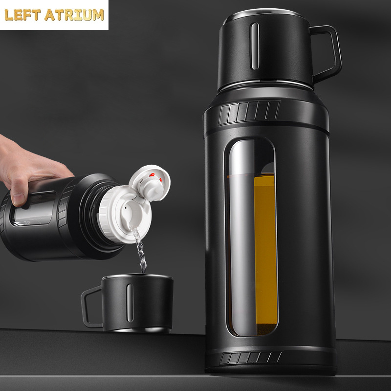 Große 2L Glas-Wasserflasche mi – Outdoor Sport Glass Water Bottle Bewertung und Preis